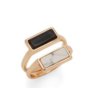 ☀️SLATE stacked rings